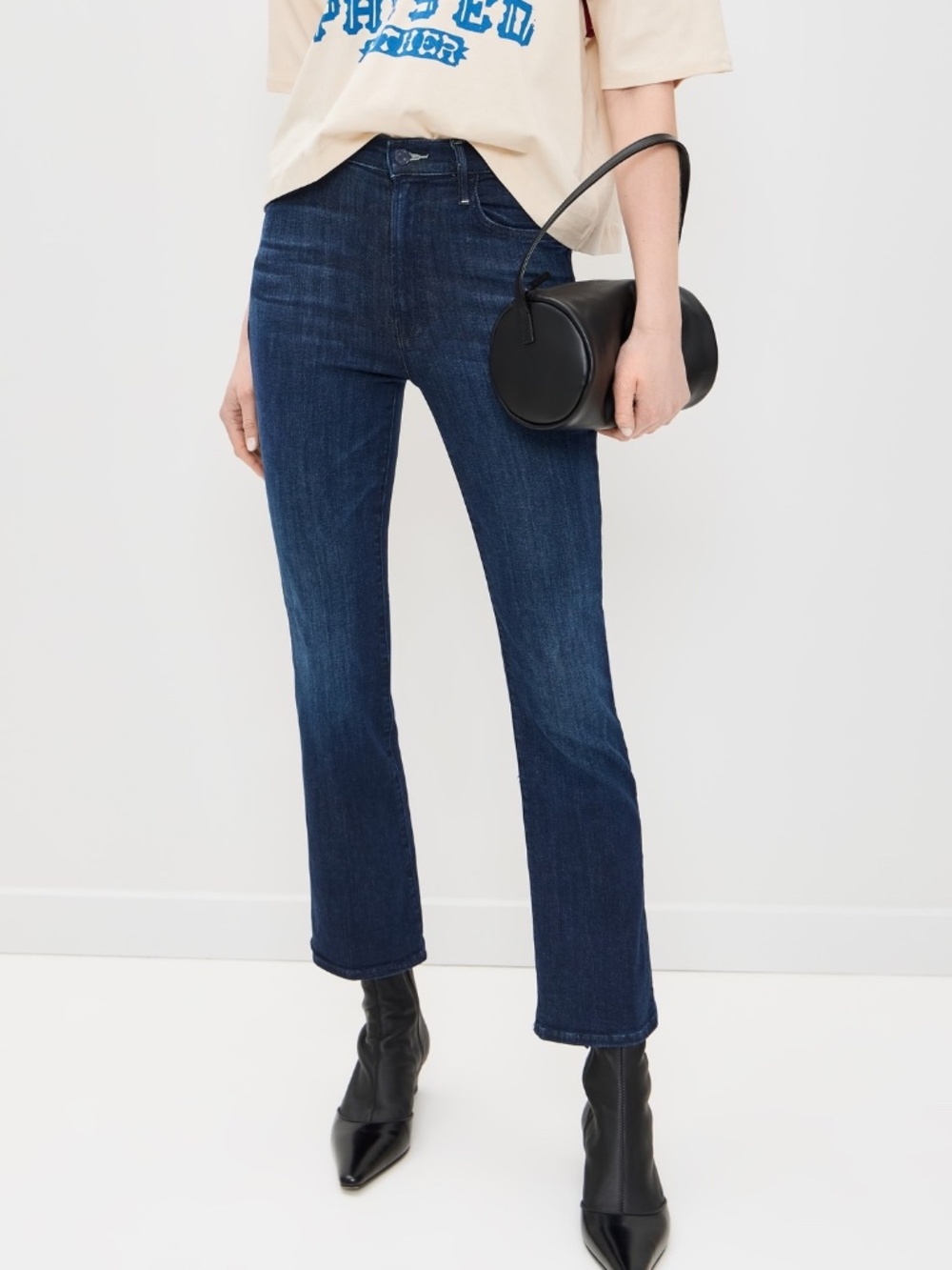 EUC! 💙 MOTHER The Hustler Ankle Jeans, Corner Piece, Size 31